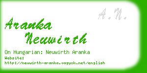 aranka neuwirth business card